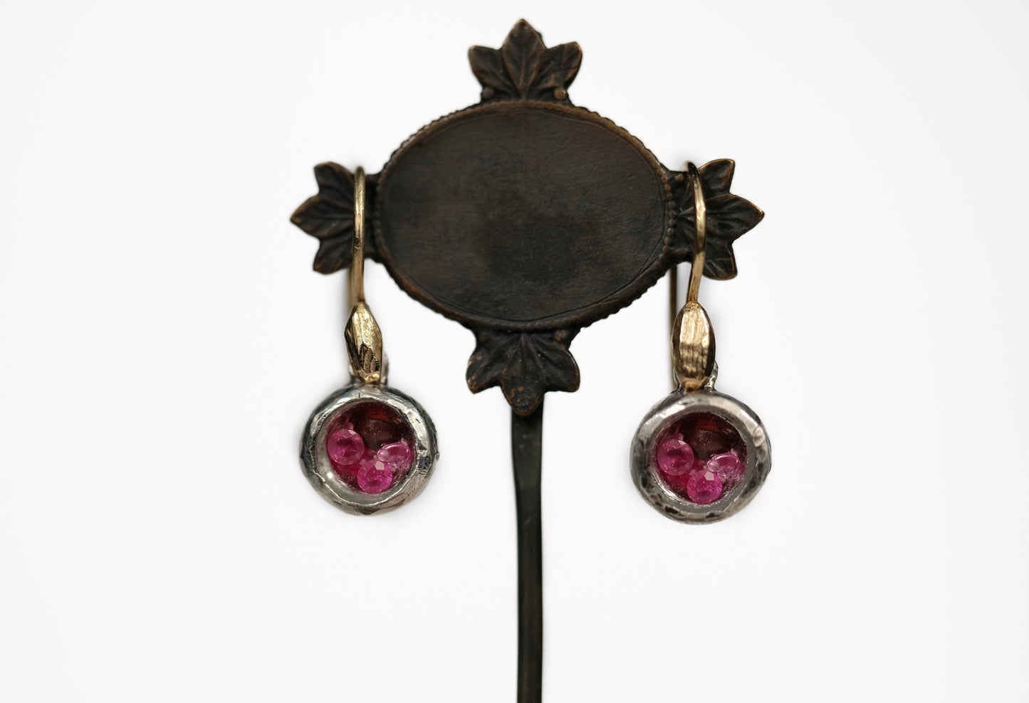 Luna Thorn pod earrings