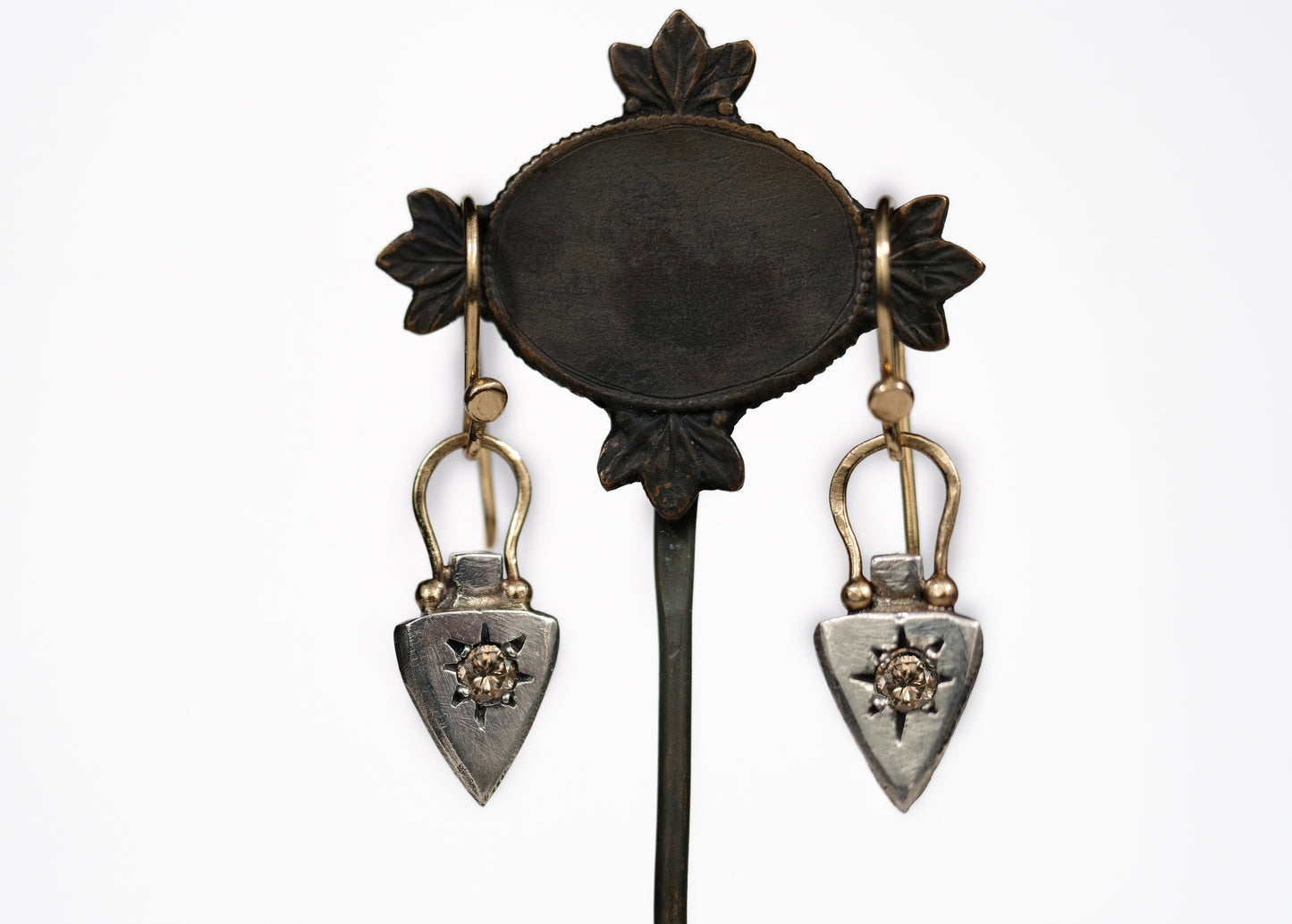 Crusader diamond earrings