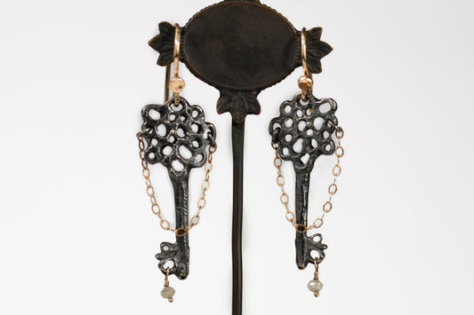 Key earrings